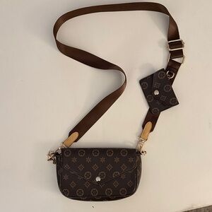 Brown Designer Crossbody Bag